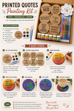 DIY Quotes Coaster Kit